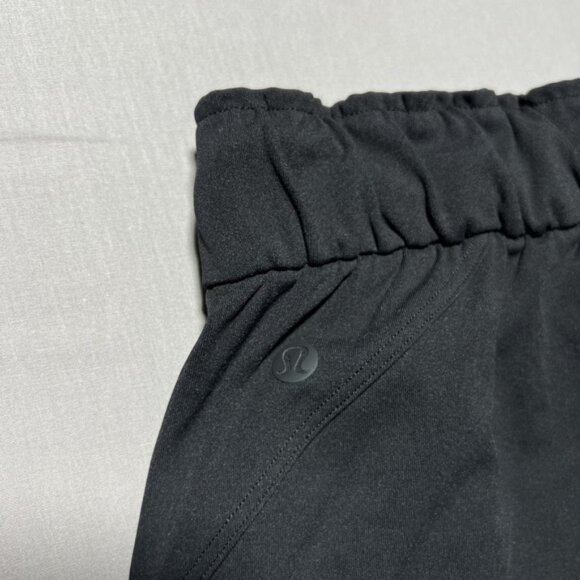Lululemon Keep Moving Pants Womens 8 Black Pull On Tapered Joggers High Rise - Picture 4 of 16